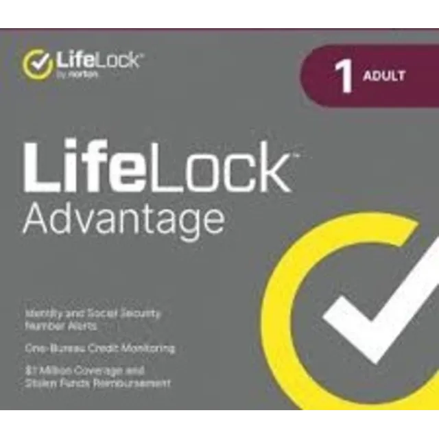 Lifelock Advantage 2 месяца/1 взрослый (США)