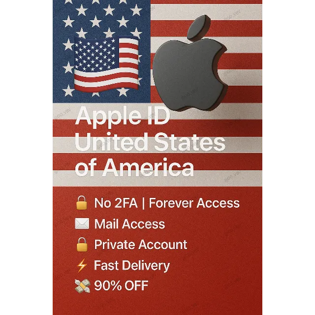 🇺🇸🔐 Apple ID США | Без 2FA | Доступ навсегда 🚀