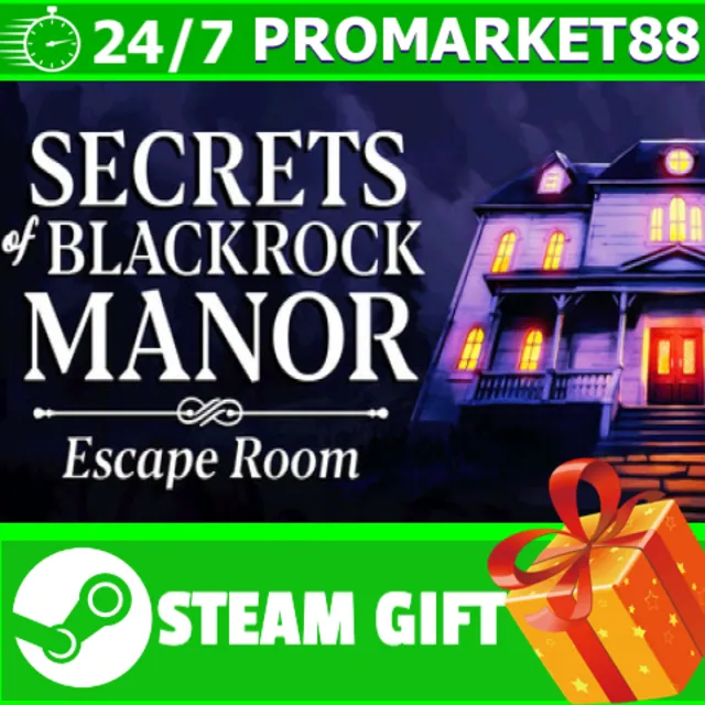 ️Secrets of Blackrock Manor - Escape Room STEAM GIFT