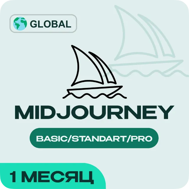 MIDJOURNEY BASIC / STANDARD / PRO | 1 МЕСЯЦ | НА ВАШ АККАУНТ