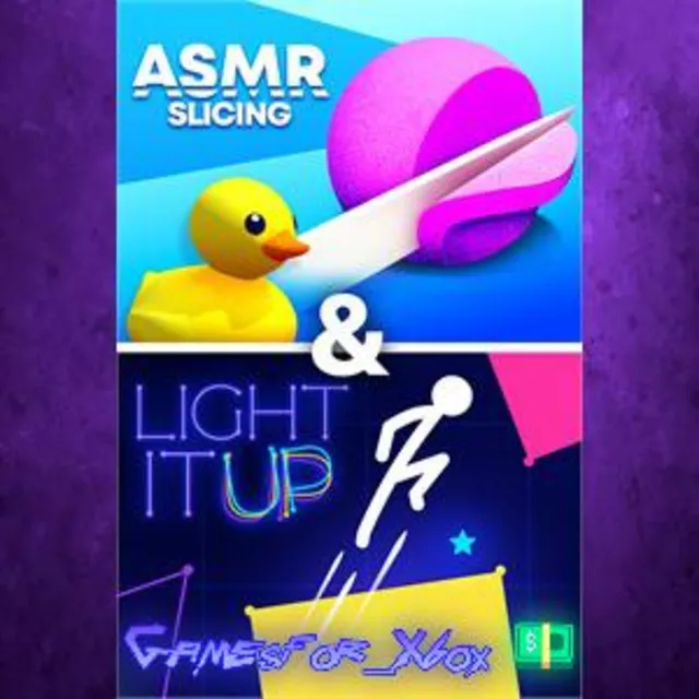 ☀️ASMR Slicing &amp; Light-It Up XBOX