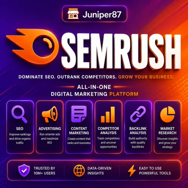 Подписка SEMRUSH PREMIUM 1 месяц