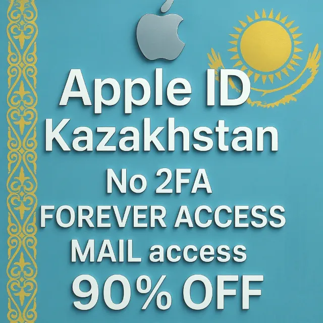 🇰🇿🔐 Apple ID Казахстан | Нет 2FA | Активный и готовы