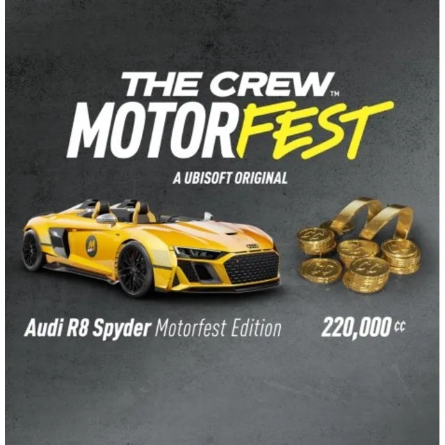 Crew Motorfest🔥AUDI R8 SPYDER WELCOME PACK🔥UBISOFT