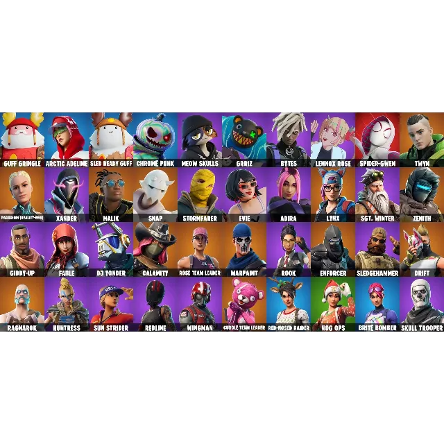 FORTNITE 41+ СКИНОВ АККАУНТ|OG STW SKULLTROOPER|+ ПОЧТА
