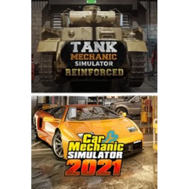 Car Mechanic Simulator 2021 &amp; Tank Mechanic Simulator