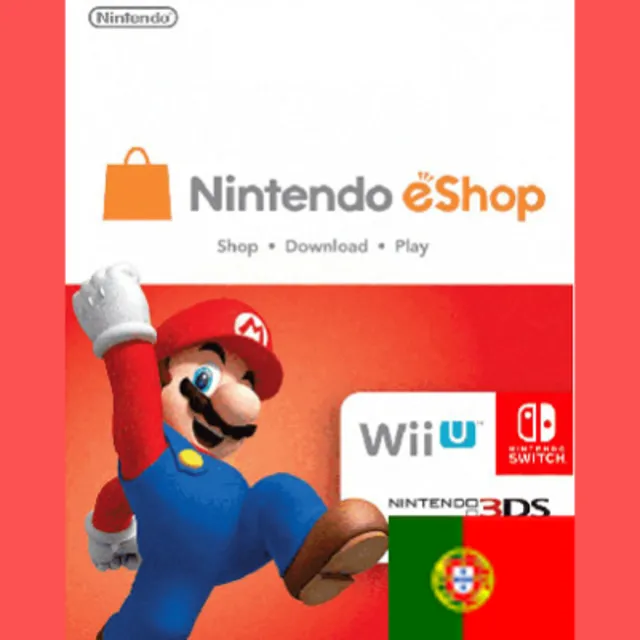 NINTENDO PT 100 EUR КАРТА ПОПОЛНЕНИЯ ПОРТУГАЛИЯ КОД