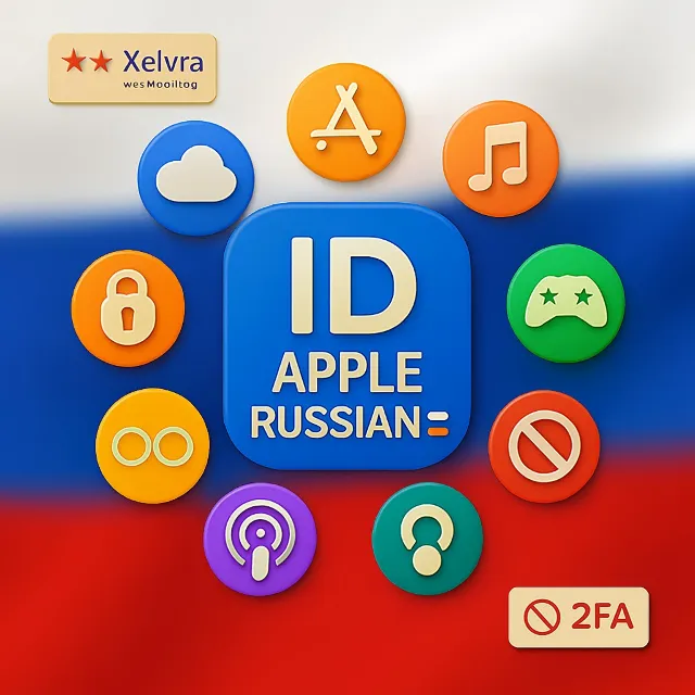 🇷🇺 Apple ID Россия без 2FA полный доступ мгновенно