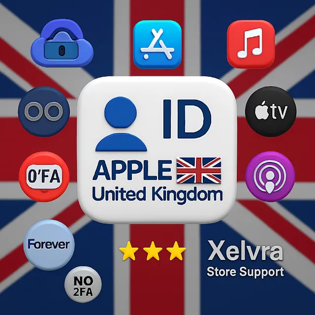 🇬🇧 Apple ID Великобритания без 2FA полный доступ