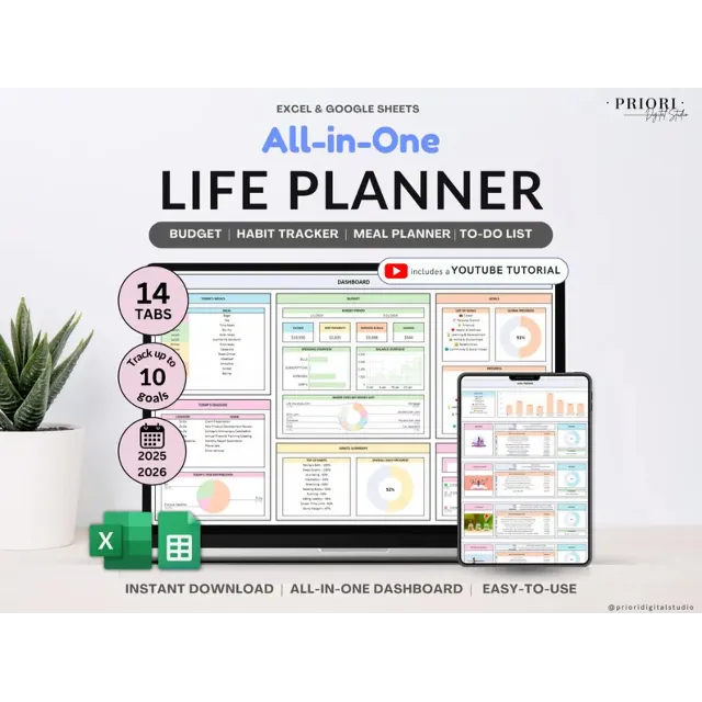 Универсальный планировщик (Excel/Таблицы)