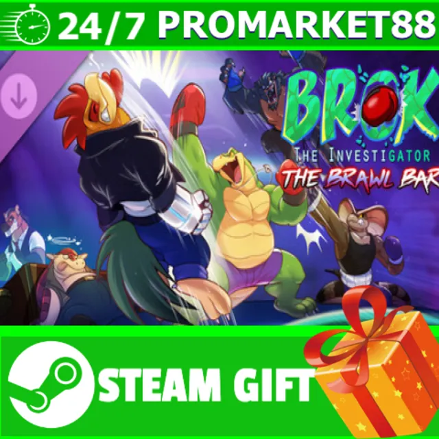 ️BROK the InvestiGator - The Brawl Bar STEAM GIFT