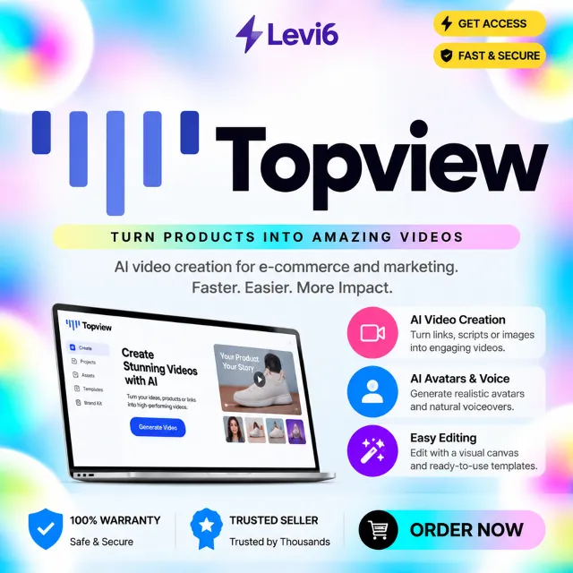 Подписка на Topview ai PRO/Business 1 месяц