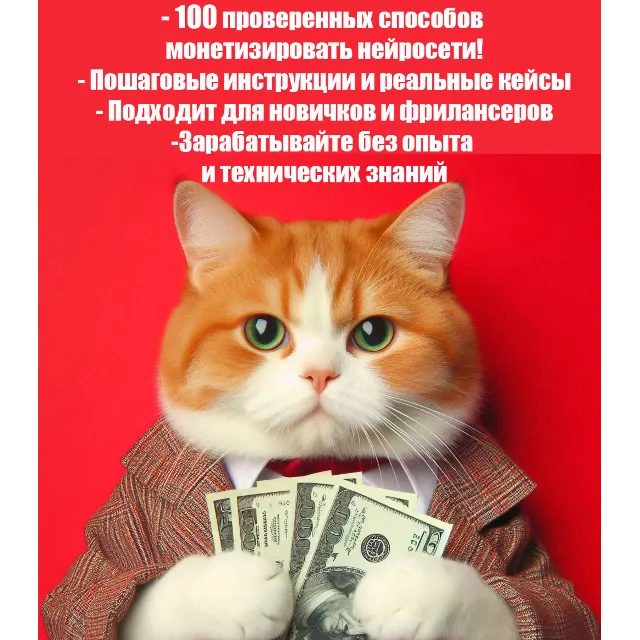 Как зарабатывать с помощью нейросетей: 100 идей