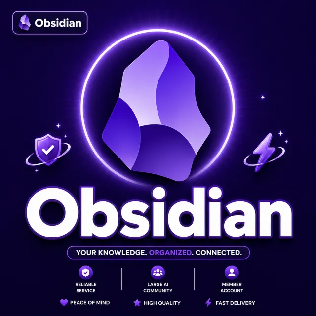 Подписка на Obsidian Sync/Publish 1 месяц на ваш аккаун