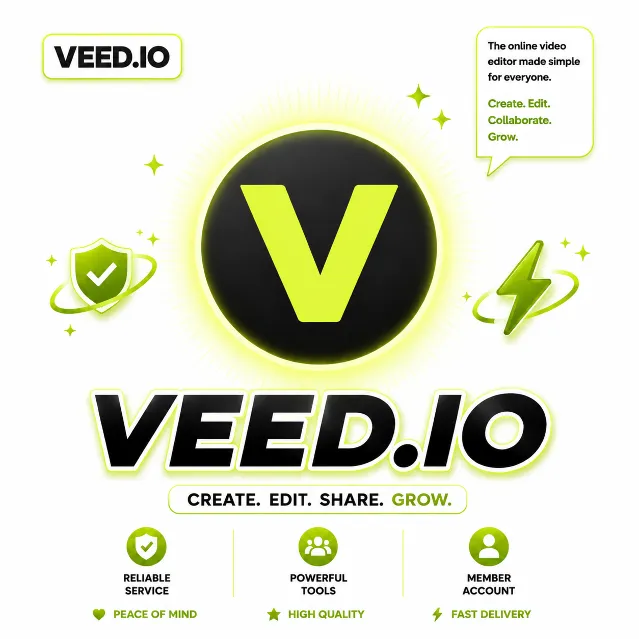 VEED.IO | PRO (2500 кредитов) Подписка 1 месяц