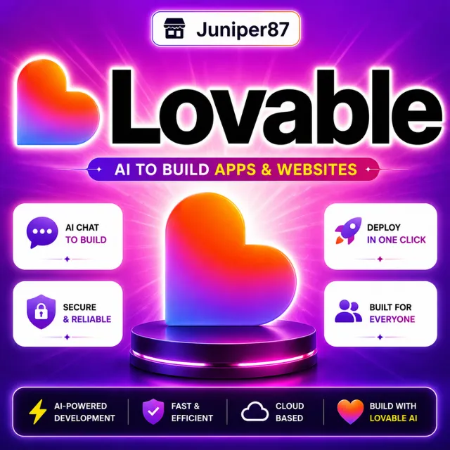 lovable Pro丨Busines Подписка 1Месяц на ваш аккаунт