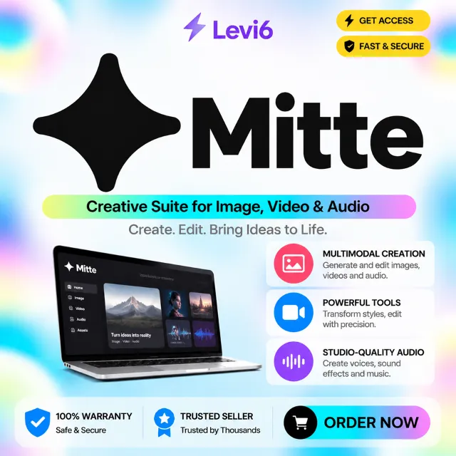 mitte.ai | Подписка Basic/Creative/Plus на 1 месяц