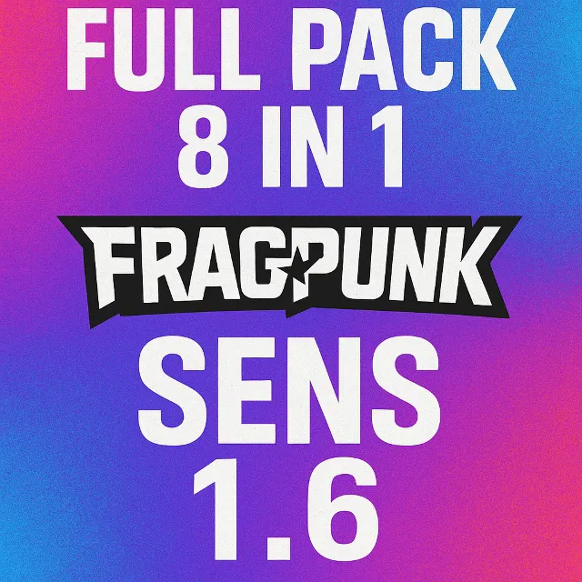 Full Pack 8 in 1 Logitech FragPunk сенса - 1.6