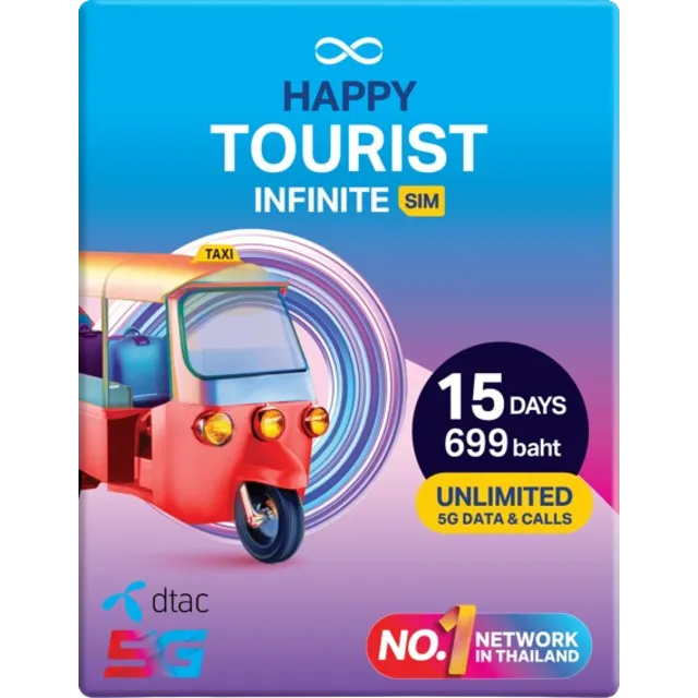 15 дней ВСЕ БЕЗЛИМИТ eSIM Таиланда TRUE TH INFINITE 699