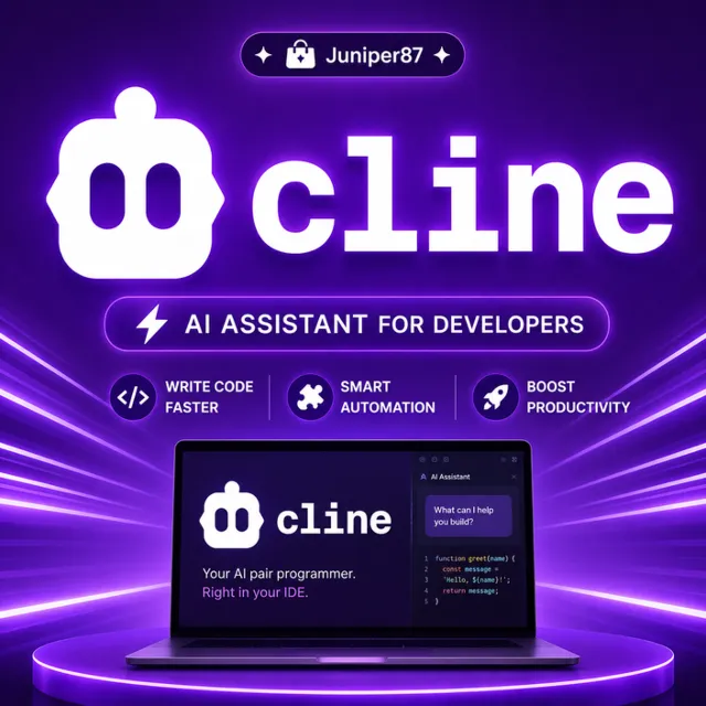 cline.bot / Подписка на Cline Pass на 1 месяц + кредит на пополнение 10–50$