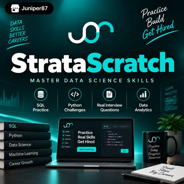 Подписка stratascratch 1 месяц