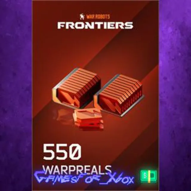 ☀️War Robots Frontiers - 500 +50 Bonus WarpReals XBOX DLC