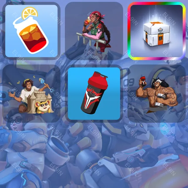 👾Overwatch 2💡Твич Дропсы✨6 предметов + 🎁