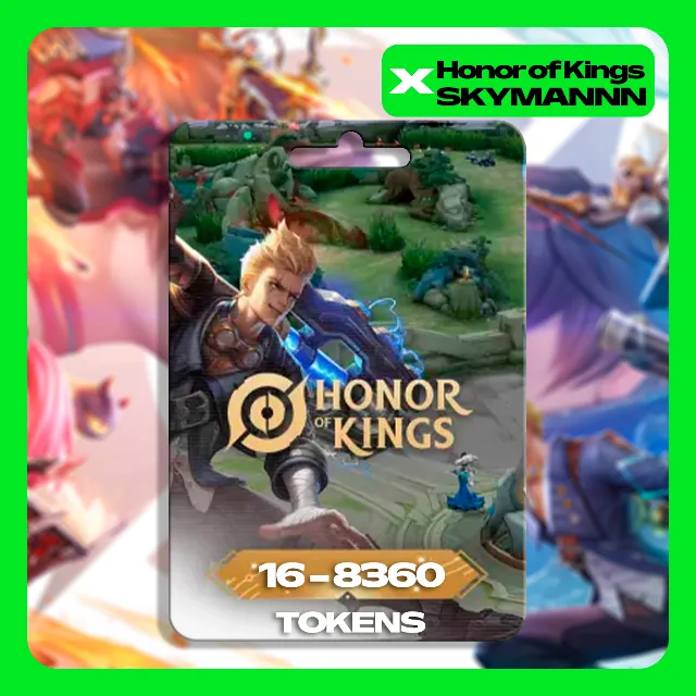 HONOR OF KINGS | ТОКЕНОВ (ЖЕТОНОВ) | ПОДАРОЧНАЯ КАРТА