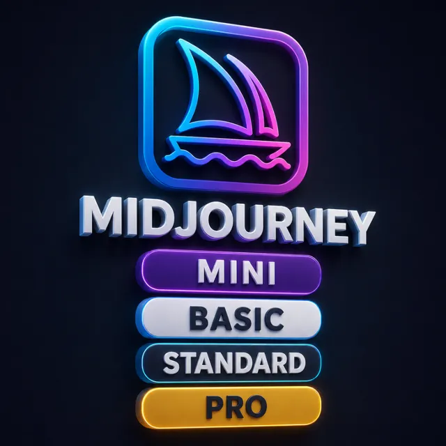 Midjourney · Базовый / Стандартный / ПРО Подписка