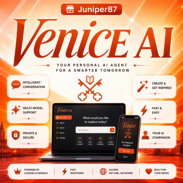 Venice Ai  | Подписка Pro, Pro Plus на 1 месяц