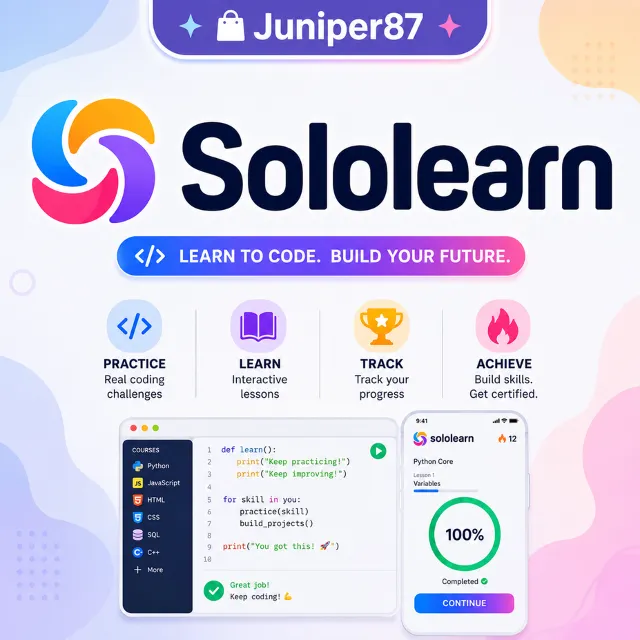 Подписка Sololearn Pro на 1 месяц