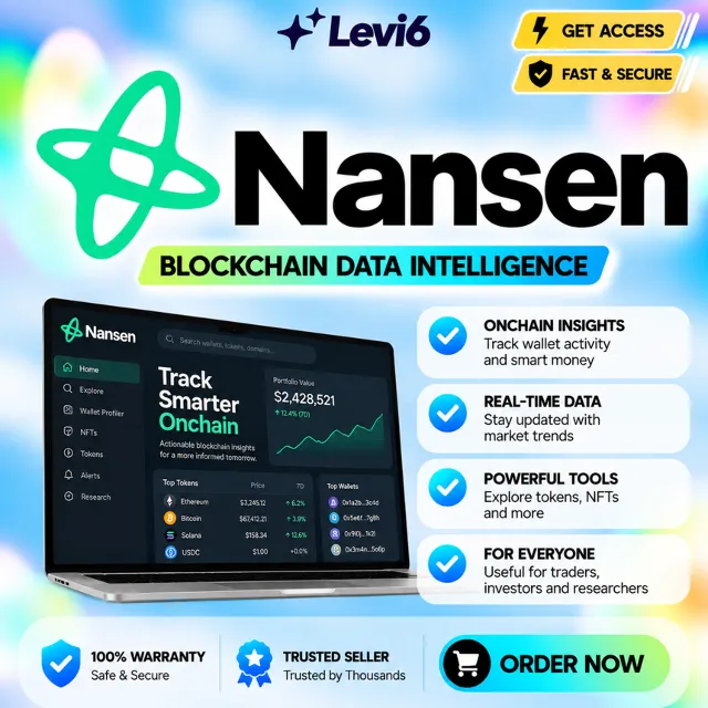 Nansen.ai Pro - 2000 кредитов Подписка 1 месяц