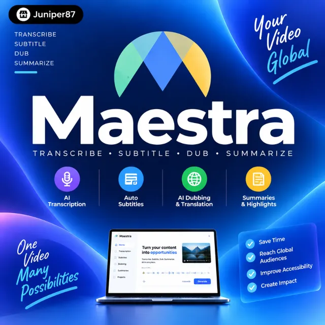 maestra ai Премиум-подписка на 1 месяц丨maestra.ai