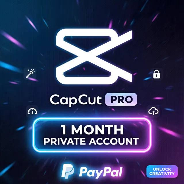CapCut Pro, личный аккаунт на 1 месяц, мгновенная доставка.
