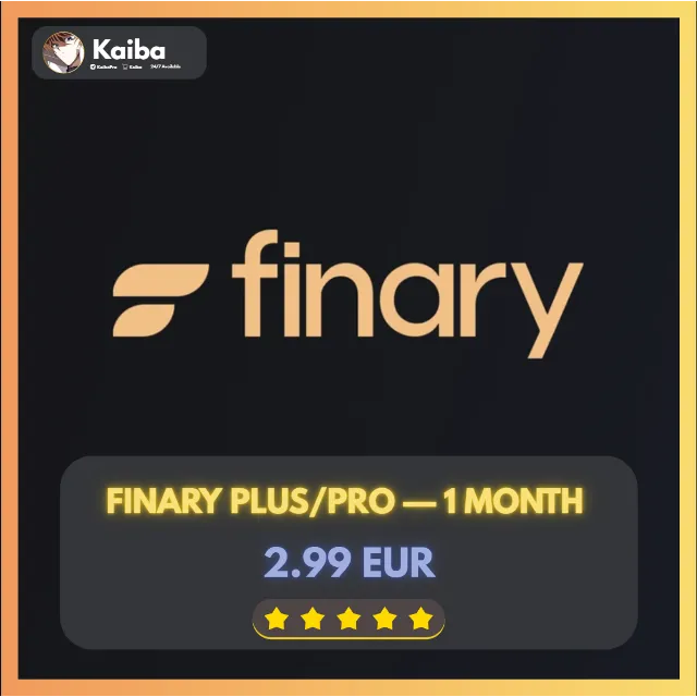 Finary Plus/Pro - 1-12 Month (All Features)