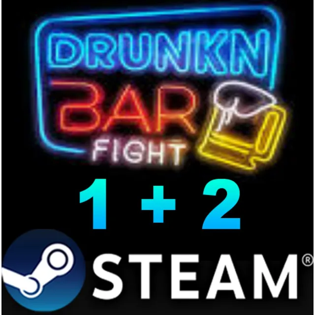 ・Drunkn Bar Fight 1 + 2・ОБЕ ЧАСТИ・STEAM АККАУНТ・PC・