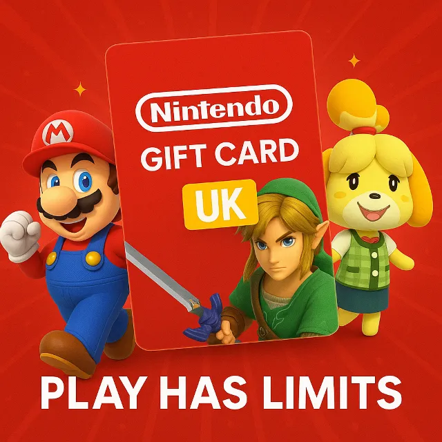 🕹️Nintendo Gift Card 50 GBR | UK