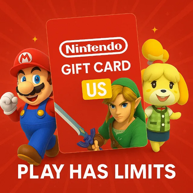 🕹️Nintendo Gift Card 50 USD | US