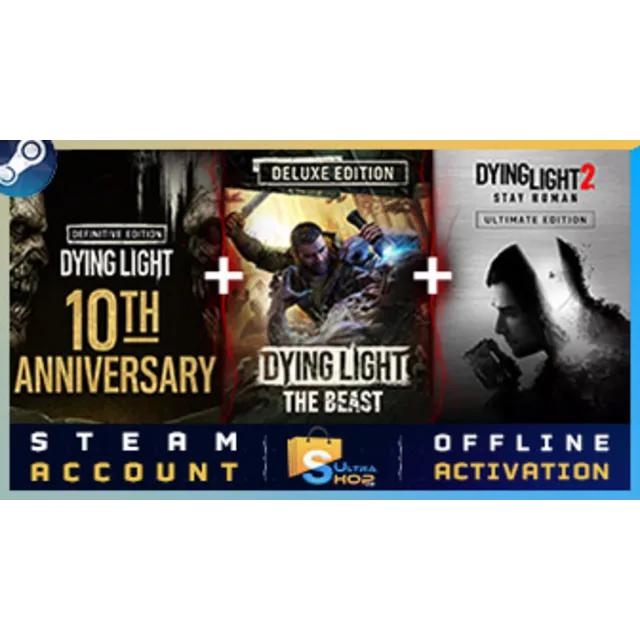 ⚡Dying Light The Beast Deluxe Edition + DL2 + DL1 STEAM