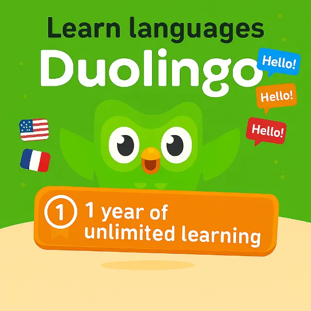 Duolingo Super 6\12М на ваш аккаунт