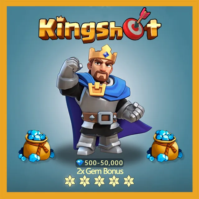 ✅Kingshot Gems [500-50,000] 2X Первая покупка