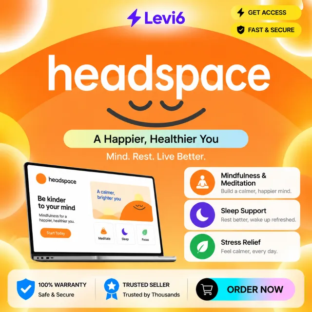 Премиум-подписка HEADSPACE 1-12 месяцев