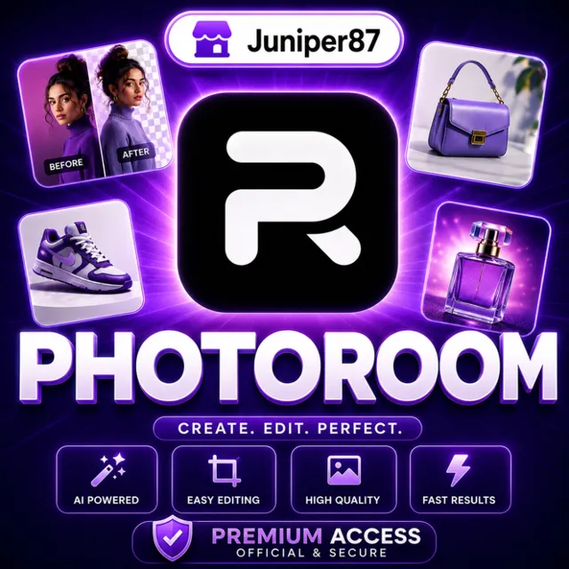 Подписка Photoroom Pro на 1 месяц веб+приложение универсальное