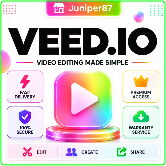 Veed.io | Veed ai Creator (2500 кредитов) Подписка на 1 месяц