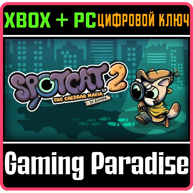 SPOTCAT VS THE CHEDDAR MAFIA IN EUROPE XBOX + PC (WIN)