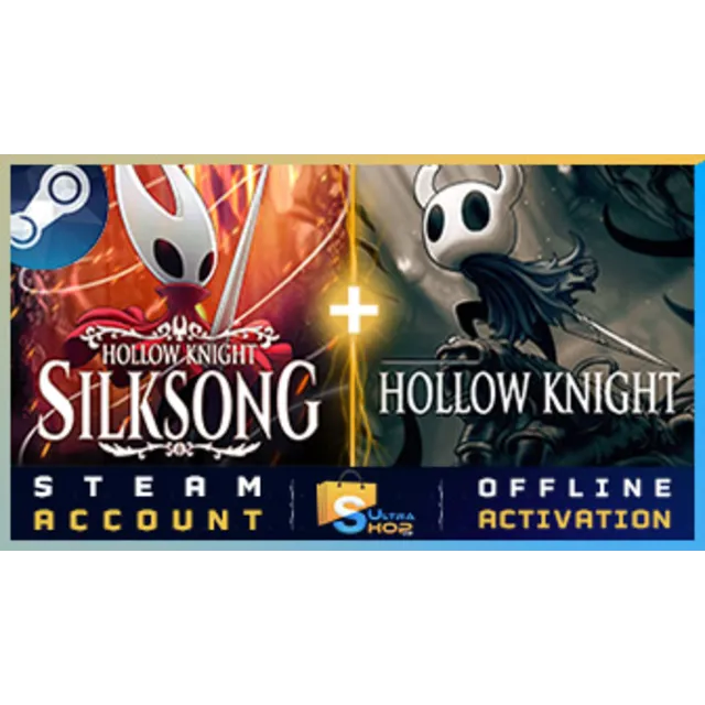 🎮Hollow Knight: Silksong + Hollow Knight 1 - STEAM +🎁