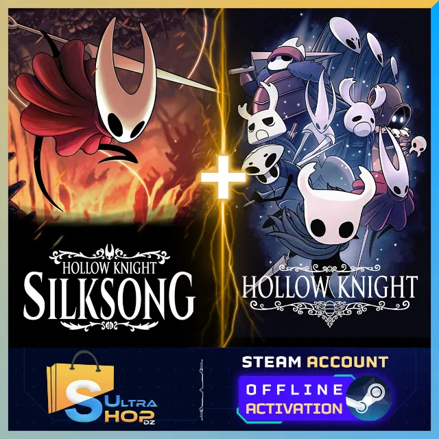 🎮Hollow Knight: Silksong + Hollow Knight 1 - STEAM