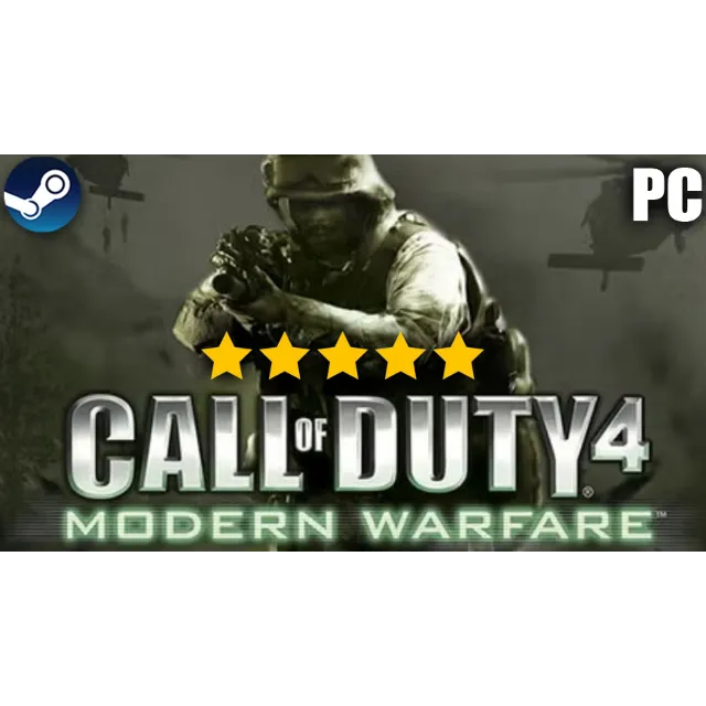 ・CALL OF DUTY® 4: MODERN WARFARE®・STEAM・PC・НА 90 ДН