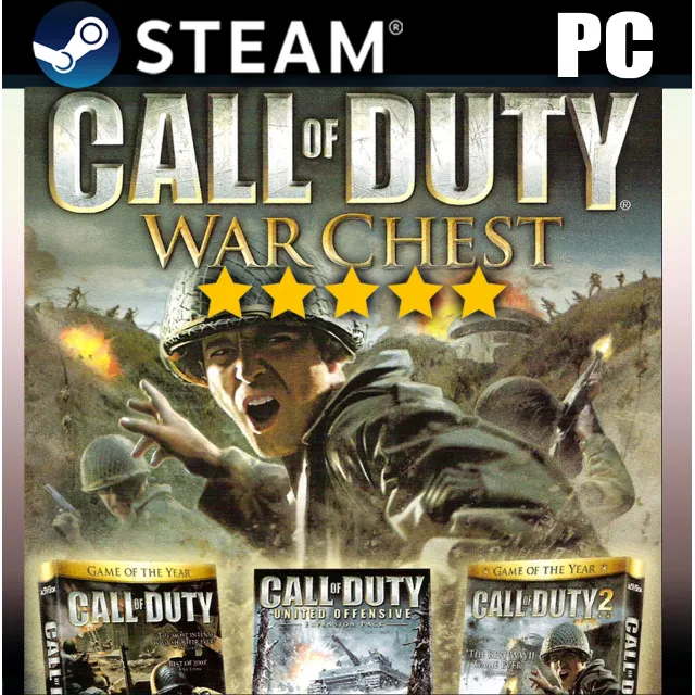 CALL OF DUTY (2003) + CALL OF DUTY 2 + UNITED・STEAM・PC・