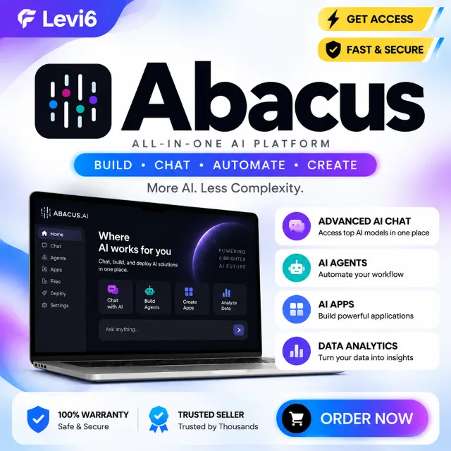 Abacus AI | Базовая / Профессиональная подписка 1 месяц +Пополнение счета